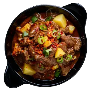 215. Spicy, sweet and sour beef